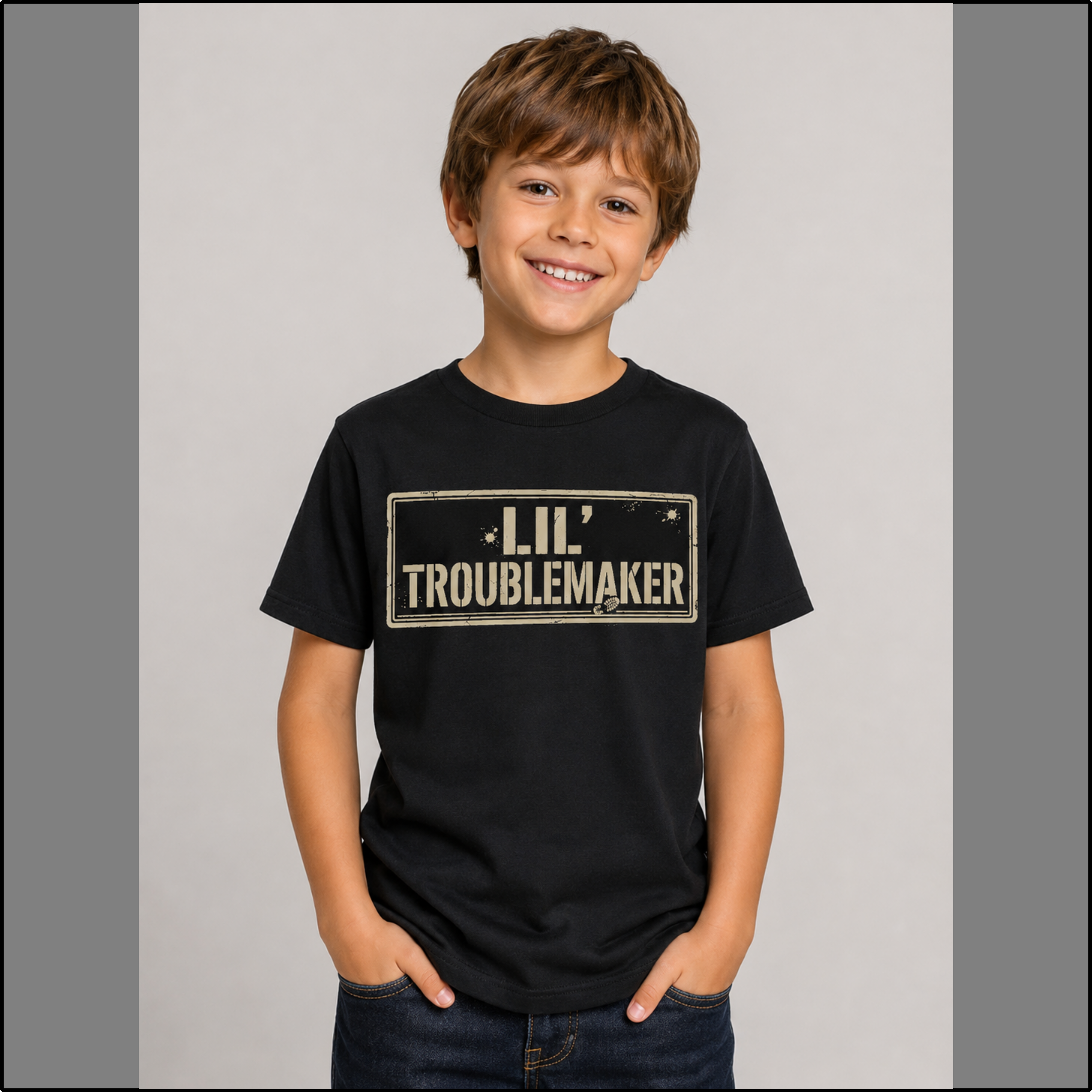 Lil Troublemaker Kids Tee